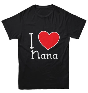 I Love Nana - Grandma Grammy Grandmother Cute Heart Youth T-Shirt - Picture 1 of 20