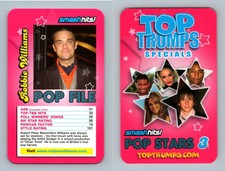 Robbie Williams - Smash Hits! Popstars 3 2005 Top Trumps Specials Card