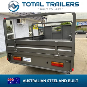 12x7 Flatbed Trailer - Picture 1 of 9