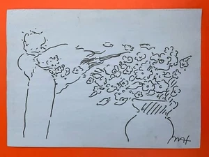 Peter Max Drawing on paper (Handmade) signed and stamped - Picture 1 of 2