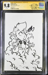 X-MEN '97 #4 VIRGIN SKETCH CGC 9.8 SIGNATURE SERIES SKOTTIE YOUNG, ACTION FIGURE - Picture 1 of 5