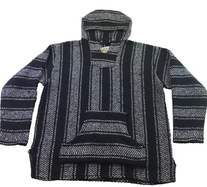Wild Bill's Baja Co. Hooded Long Sleeve Drug Shrug Rug Pullover Size XXL - Picture 1 of 6