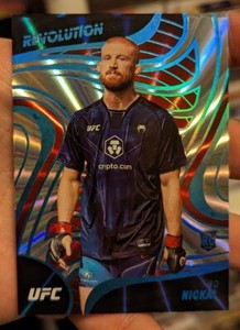 Bo Nickal 2023 Panini Chronicles UFC Revolution /99 IMPACT Rookie RC #7
