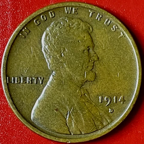 1914-D LINCOLN WHEAT CENT Cover