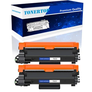 High Yield TN830XL Toner Cartridge for Brother MFC-L2820DW L2405W L2640DW 2PK - Picture 1 of 20