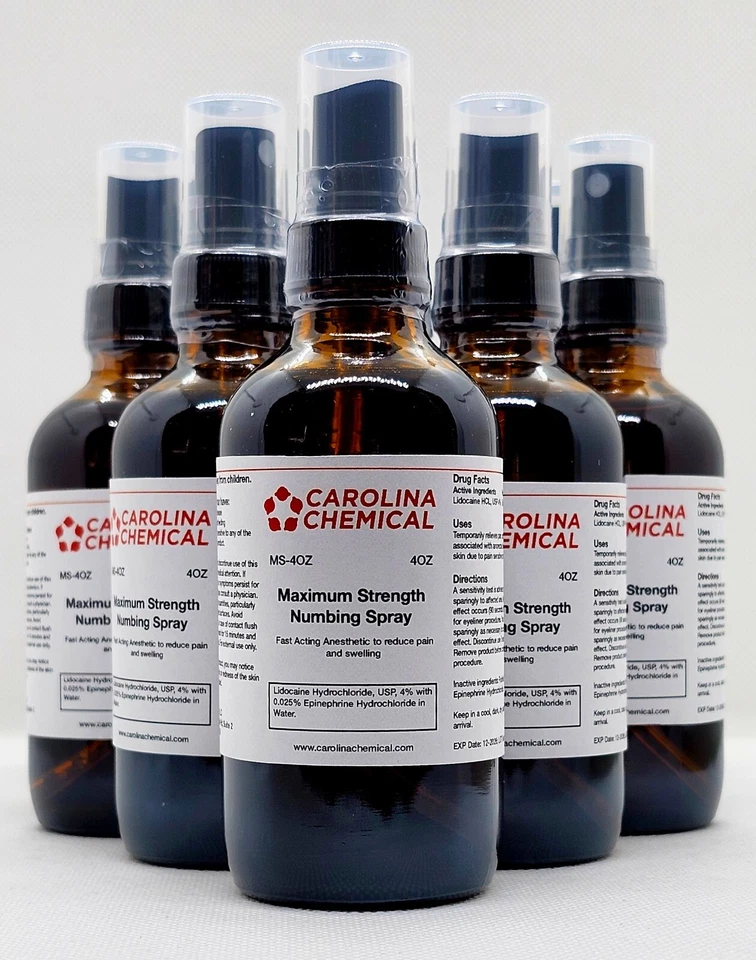 6PK Lidocaine  maximum strength numbing spray(like Vasocaine) - Image 1 of 4