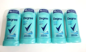 5 PACK Degree Antiperspirant Deodorant for Women, Shower Clean 2.6 oz Each - Picture 1 of 3