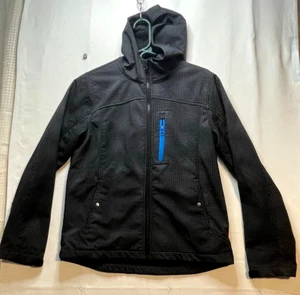 Iceberg Chaqueta de Lluvia con Capucha Jóvenes Niños XL 20 Cremallera Completa Negro - Imagen 1 de 8