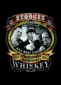 T-Shirt XL 2X 3X - STOOGES AT LAW - STOOGES MOONSHINE - THREE STOOGES HUMOR / NO - Picture 1 of 42