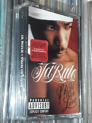 JA RULE PAIN IS LOVE CASSETTE TAPE USA 1ST PRINT HYPE STICKER SEALED RAP HIP HOP - Image 1 of 4