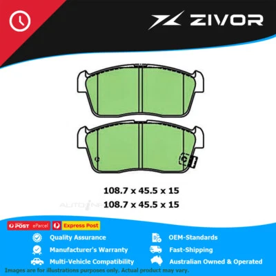 PROTEX Ultra Brake Pads - Front For SUZUKI CARRY K6A 2006-2007 #DB1674CP - image 1 of 4