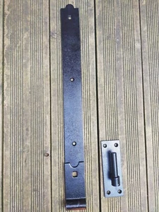 Hook and Band Hinge - Straight 24" - 600mm Black - Picture 1 of 6
