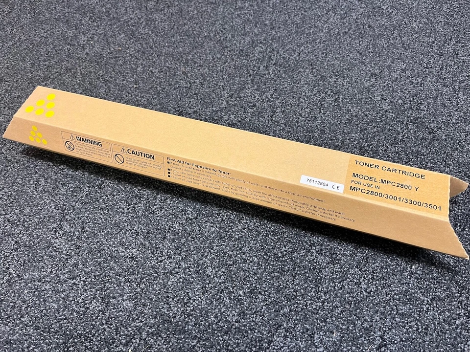Yellow Toner for Ricoh 2800 photocopier - Image 1 of 1