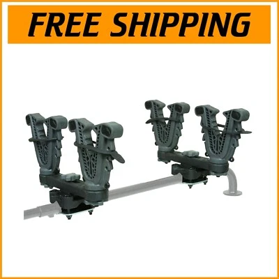 Estante de montaje con agarre en V de instalación sin esfuerzo - Almacenamiento seguro para armas y arcos Foto 1 de 4