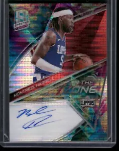 2019-20 Spectra #IZ-MTH Montrezl Harrell In The Zone Autographs Celestial #/75 - Picture 1 of 2