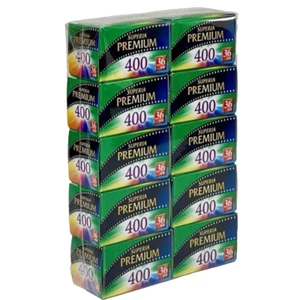 Set of 10 Fujifilm Fujicolor Superior Premium 400 36 shots 135 PREMIUM 400 36E - Picture 1 of 3