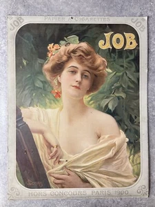PLAKAT BELLE EPOQUE JUGENDSTIL - JOB ZIGARETTENPAPIER. PAUL GERVAIS. 1900 - Bild 1 von 24