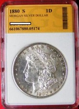 1880 S Morgan Silver Dollar BU Uncirculated # 05174