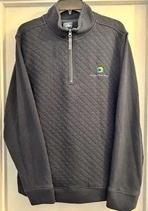 Vintage Google Meets Rooms 1/4 Quarter Zip Pullover Sweater Men’s Size Large - Picture 1 of 7