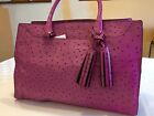 Nwt Coach 23502 Pinacle Elevated Ostrich Leighton Framecarryall Orchid Carryall