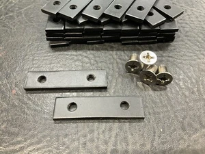 AirCooled Bus Rear Engine Hatch Hinge Thread Plate & Screw Set Prt# VRD615 - Picture 1 of 1