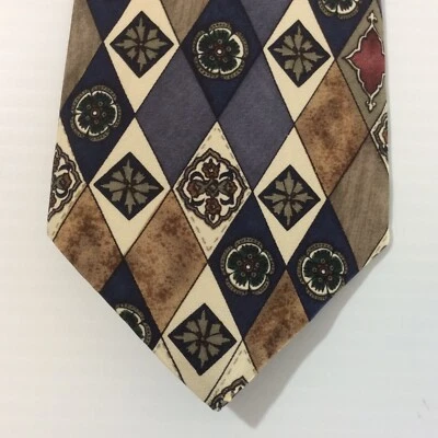 Corbata Arnold Palmer PARA HOMBRES 3,75 pulgadas 100 % seda EE. UU. Borgoña Gris Marrón Crema Foto 1 de 4