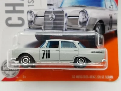2019 Mattel Matchbox 1st Female Touring Champion '62 Mercedes-Benz 220 SE Sedan - Image 1 of 4