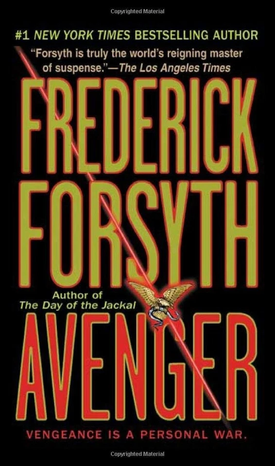 Avenger by Frederick Forsyth, Political, Legal Thriller, murder, CIA, USA, EUR - image 1 of 1