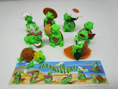 KINDER FERRERO SORPRESINE FIGURE SERIE NUOVE TARTALLEGRE TURTLES FLUO MERENDERO