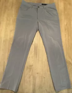 Pantalones de golf Dunning para hombre talla 34x32 Abenaqui Rye NH caqui tostado Everbest elásticos - Imagen 1 de 7