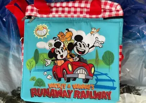 Disney Parks Mickey And Minnie's Runaway Railway Soft Insulated Cooler Goofy New - Picture 1 of 4