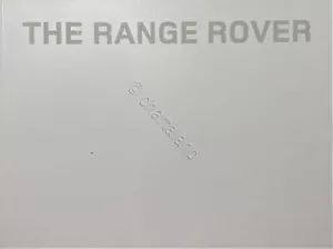 Automobilismo - Brochure The Range Rover - ed. 2008 - Foto 1 di 3