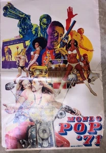 I MANIFESTI DI GIOVANI MONDO POP '71 73X49 LOCANDINA POSTER RARO - Imagen 1 de 1