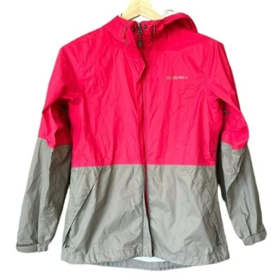Merrell Bright Pink Fallon Rain Shell Windbreaker Jacket Womens M - Image 1 of 4