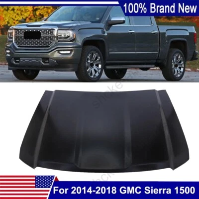 Primed Steel Front Hood Panel For 2014-2017 2018 GMC Sierra 1500 84348415 Foto 1 de 4