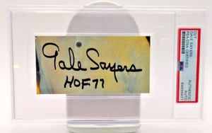 Gale Sayers Chicago Bears "HOF 77" Signed Autograph Cut PSA DNA certified - Picture 1 of 2