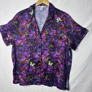 Camicia nera con bottoni Tag Victoria Secret taglia L/G - Foto 1 di 11