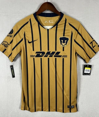 Authentic Pumas Jersey Size Small Brown Gold 2018 2019 Away Camisa Original New - Image 1 of 4