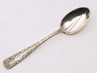 Antigua cucharadita majestuosa plateada 1893 de Rogers y Hamilton IS 6 pulgadas Foto 1 de 4