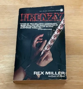 FRENZY - Rex Miller (1988, Onyx, Paperback) Vintage Horror Book Rare OOP - Picture 1 of 3