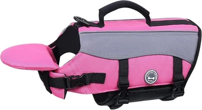 PINK Vivaglory Dog Buoyancy Sports Jacket Adjustable Safety Vest -XTRA LARGE - Image 1 of 4