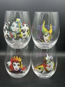 4er Set Disney Villains Weingläser ohne Stiel - Bild 1 von 21