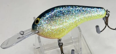 Vintage BAGLEY’S “DB3” Fishing Lure, Super RARE “Dazzl’r (Black On Chart.) MINT! Foto 1 de 4