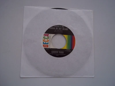 ERNEST TUBB There's No Room In My Heart / Another Story - 45 RPM 7" Record DECCA - Image 1 of 4