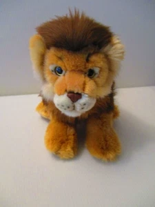 GANZ WEBKINZ SIGNATURE BROWN + TAN LION STUFFED ANIMAL PLUSH TOY GOLD - Picture 1 of 6