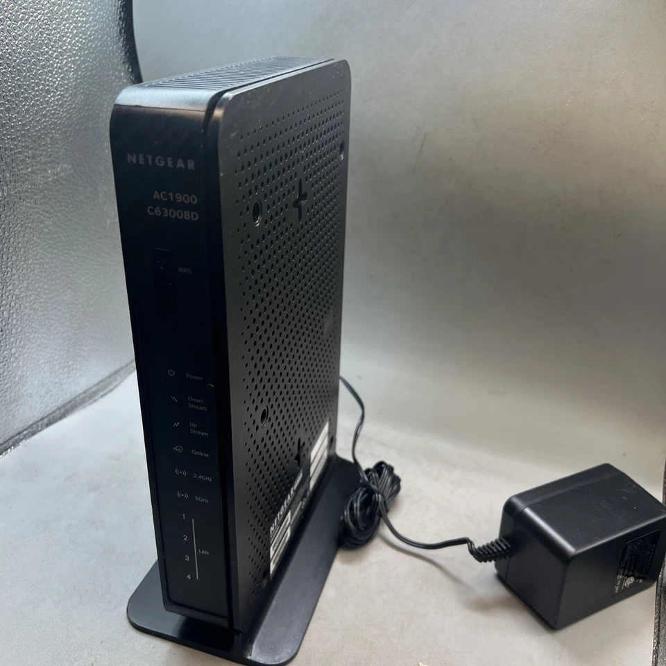 NETGEAR C6300BD AC1900 DOCSIS 3.0 Cable Modem Wi-Fi Router Comcast Cox Xfinity - Image 1 of 4