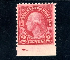USAstamps Unused FVF US1923 Scarce Coil Waste Scott 579 OG MNH SCV $140 - Picture 1 of 2