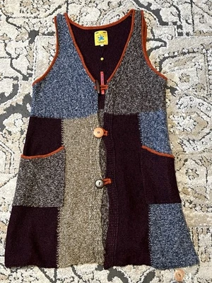 UNIF Mujer Rue Largo Suéter Chaleco Vestido Talla XL Nuevo Foto 1 de 4