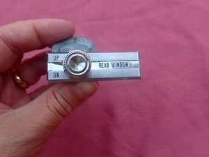 1964-65 Oldsmobile Cutlass, F-85 wagon tailgate window switch and bezel, nice! - Picture 1 of 6