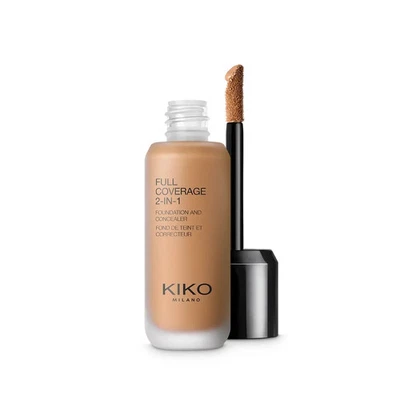 KIKO Milano Full Coverage 2 In 1 Foundation And Concealer WB105 Warm Beige Matte - Image 1 of 4